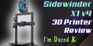 Artillery Sidewinder X1 v4 3D Printer Review