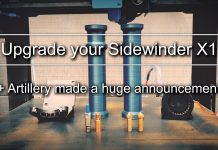 Upgrading the artillery sidewinder X1 and they announced something big!