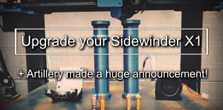 Upgrading the artillery sidewinder X1 and they announced something big!