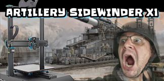 ARTILLERY SIDEWINDER X1 IMPRIMANTE IMPRESSION 3D