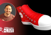 Create a Sneaker for your TMNT 3D Character in ZBrush – Michael Pavlovich – Part 2