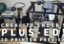 Creality Ender 5 Plus: Build and Preview