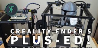 Creality Ender 5 Plus: Build and Preview