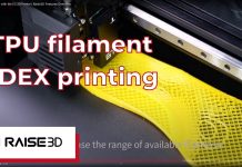 Flexible Filaments with the E2 3D Printer | Raise3D Features Overview