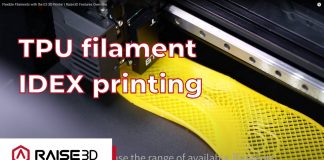 Flexible Filaments with the E2 3D Printer | Raise3D Features Overview