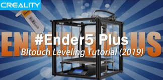 Creality Ender-5 Plus Bltouch Leveling Tutorial (2019)