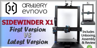 Artillery SIDEWINDER X1 Review – What´s New on the Latest Version?