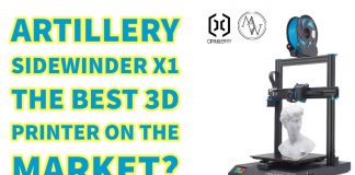 Artillery Sidewinder X1 The Best 3D Printer on The Market?