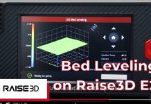 E2 3D Printer Automatic Bed Leveling | Raise3D Features Overview