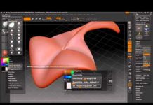 ZBrush 4 – Move Elastic Brush