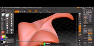 ZBrush 4 – Move Elastic Brush