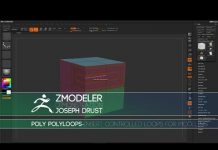 ZBrush ZModeler Polygon Actions – Poly PolyLoops