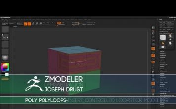 ZBrush ZModeler Polygon Actions – Poly PolyLoops