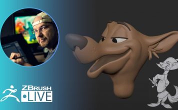 3D Model a Disney Style Canine Character in ZBrush #withme ! – Shane Olson – Part 1