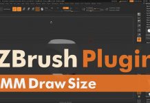 IMM Draw Size – Pixologic's ZBrush Plugin