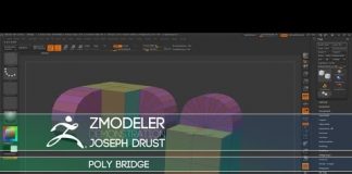 ZBrush ZModeler Polygon Actions – Poly Bridge
