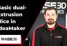 Preparing Dual Extrusion models for 3D printing in ideamaker | Raise3D Quick Tech Tip