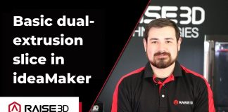 Preparing Dual Extrusion models for 3D printing in ideamaker | Raise3D Quick Tech Tip