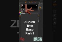 ZBrush – how to make tree in zbrush #zbrush #3dmodeling #sculpting #shorts @zartforaj60/videos