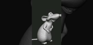 Mouse | #shorts #mouse #3d #art #zbrush #3dprinting