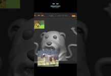 Así no se mueve el cuchi, cuchi 🐶#blender #arte #zbrush #3d #viral #artist #reels #arte #fyp #food