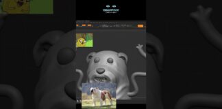 Así no se mueve el cuchi, cuchi 🐶#blender #arte #zbrush #3d #viral #artist #reels #arte #fyp #food