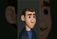 Zbrush sculpting process| cartoon 3d character – teen boy #shorts #zbrush #pixologic