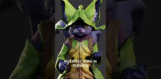 2021 vs 2023✌🏼 #blender3d #digitalart #3dart #3dcharacter #zbrush