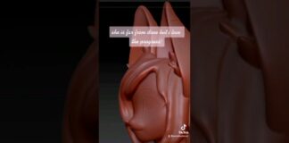 #commission #customdoll #zbrush #ooakdoll #3dprinted #3dprinting #3d #digitalart #commissionart