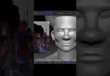 #zbrush #marvel #spiderman #milesmorales #spidermanacrossthespiderverse #3d #3D #digitalart #artist