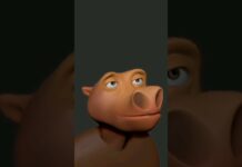 Zbrush sculpting process – 3d creature | cartoon character for animation #shorts #zbrush #pixologic