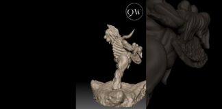 Demon Miniature – Zbrush – STL file