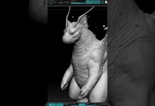 🐲 #3d #digitalart #zbrush #substancepainter #handpainted #unrealengine #howto #blender