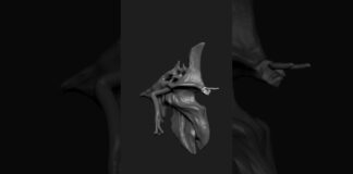 3D Modeling | com4_0163 | Zbrush Timelapse | #zbrush #3dmodeling #3d #character #creature #shorts