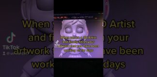 The struggles of a 3D Modeler #artistlife #artiststruggles #tiktok #digitalart #zbrush #3dmodeler