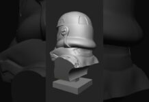 Darth Vader Soldier #3d #zbrush #3dprinting #3dmodel #3dprint #3dart