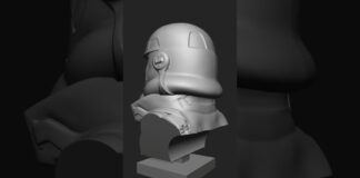 Darth Vader Soldier #3d #zbrush #3dprinting #3dmodel #3dprint #3dart