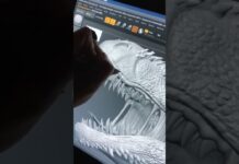 Немножко процесса в ZBrush #zbrush #art #арт #рисование #диджиталарт #творчество #artist #drawing
