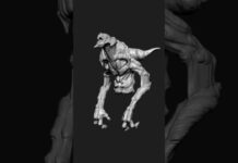 com4_0114 | Zbrush Timelapse | #zbrush #3dmodeling #3d #character #creature #shorts