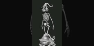 Halloween Ghost | #shorts #halloween #ghost #3d #art #zbrush #3dprint