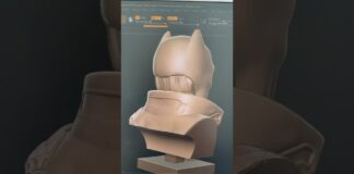 Batman 3d model #3d #zbrush #3dprinting #3dmodel #3dprint #3dart #batman