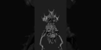 com4_0136 | Zbrush Timelapse | #zbrush #3dmodeling #3d #character #creature #shorts