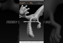 Friendly sea creature idea sculpt #zbrush