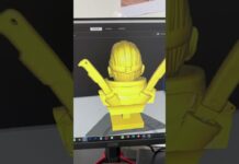 3D print model #3d #zbrush #3dprinting #3dmodel #3dprint #3dart #maya #3dprinter