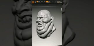 Fat Dracula speed sculpt #zbrush #sculpting #3dart