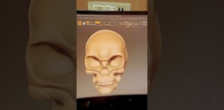 #viral#3Dskull#zbrush 🔥🔥