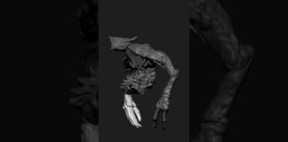 com4_0116 | Zbrush Timelapse | #zbrush #3dmodeling #3d #character #creature #shorts