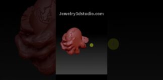 Zbrush 3D Model devil Hand And Earth