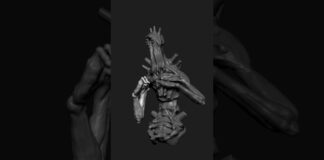 com4_0125 | Zbrush Timelapse | #zbrush #3dmodeling #3d #character #creature #shorts