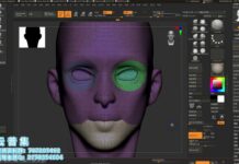 ZBrush 【守望先锋】DVA角色模型制作教程。zbrush雕刻教程